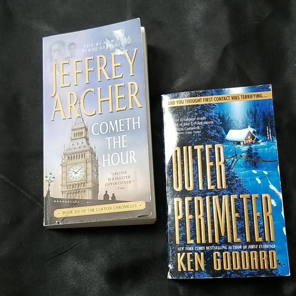 📚JEFFREY ARCHER and KEN GODDARD PAPERBACKS